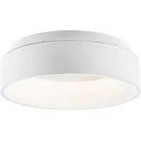 LUCE Design LED taklampa Noah, Vitt / opal, Vardagsrum / matsal, Aluminium / grå / zink, Modern, LED-taklampa