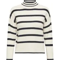 ONLY Tröja 'ONLIbi' beige / svart