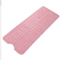Koogeelife Badkarsmatta PVC Säker Halkfri Maskintvättbar Duschmatta med Sugkoppar för Skönhetssalong
