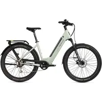 DERUIZ Electrice Bike Quartz SUV Ebike 27.5'' MTB Electric Bike for Adults,250W Motor,48V13.4Ah Battery,Hydraulic Disc Brakes Up to 161KM 27. Inch gräs grön färg