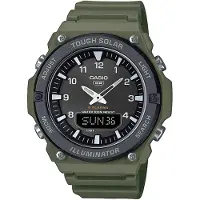 Casio Aq-s820 46.6mm 10atm Solar Quartz Analog-digital Klocka
