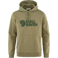 Fjällräven - Sweatshirts - Fjällräven Logo Hoodie M Light Olive för UnisexBomull - Storlek XS - Grön