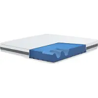 11.11 SRLS Antibakteriell Skummadrass | Höjd 20 cm | Hypoallergent 3D Air-överdrag 160 x 220 cm vit