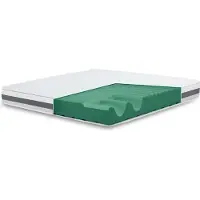 11.11 SRLS Antibakteriell Skummadrass | Höjd 16 cm | Hypoallergent 3D Air-tyg 170 x 190 cm vit
