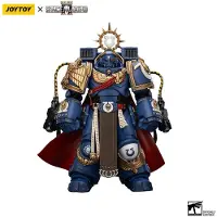 Joy toy Warhammer 40k Ultramarines Marneus Calgar Kapitelmästare Med Mkx Gravis-rustning Och Ultramar-handskar Figur 20 Cm