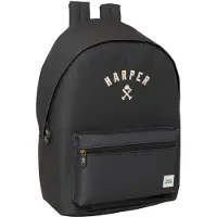 Safta Svart Laptop Ryggsäck med USB-port - 31 x 44 x 18 cm