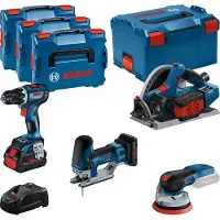 Bosch AKKUSÆT 18V GSR/GKT/GST/GEX 4&amp;2X5,5AH