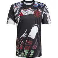Adidas Manchester United Tränings T-Shirt Pre Match - Svart/Vit/Röd - , storlek Medium