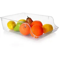 Koopman International Koopman organizer till kylskåp 35x22,5x10 cm, transparent plast