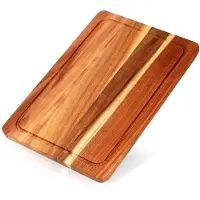 Excellent Housewares Skärbräda Excellent Houseware trä WOOD - 37 x 25 x 1,6 cm