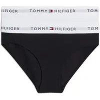 Tommy Hilfiger 2 Pack Signature Repeat Logo Waistband Briefs