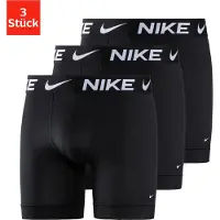 Nike Boxershorts 3-pack - Svart/vit, storlek Medium