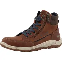 Mustang Boots med snörning 'Benedetto' brun / mörkbrun