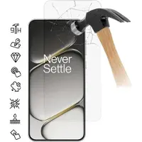 Mtp Products OnePlus Ace 6/6T/15R Skärmskydd av härdat glas - 9H - Case Friendly - Genomskinlig