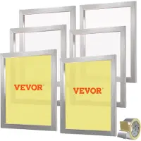 Vevor screentryckspress screentrycksmaskin 50,8 x 61 cm 305 mesh 6 screenramar