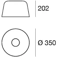 LINEA LIGHT LED taklampa Delfi_S, dimbar, Svart, Vardagsrum / matsal, Aluminium / grå / zink, Modern, LED-taklampa