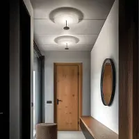 LINEA LIGHT LED taklampa Stilo_S, dimbar, Svart, Vardagsrum / matsal, Aluminium / grå / zink, Modern, LED-taklampa