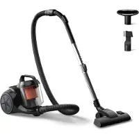 Philips 1000 Series XB1142 - Dammsugare - med behållare - utan påse - black/coral