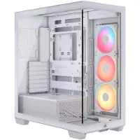 Corsair Geh Midi 3500X LXR LINK Midi-Tower Datorchassi Vit