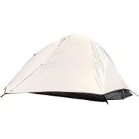 TOMTOP JMS Ultralätt Campingtält 1 Person Aluminiumstång Utomhus Vandringstält Vattentätt Backpackingtält vit