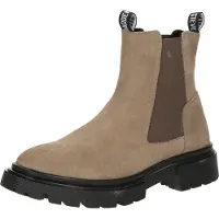 Steve madden Chelsea boots 'Raquel' beige / mörkbeige / svart / vit