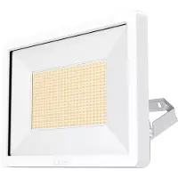 Theben LED-utomhusstrålare theLeda B100 dual, vit, IP65, Vitt / opal, Aluminium / grå / zink, LED-utomhuslampa