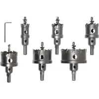 YATO Hålsågssats YT-44077; 22-65 mm; 6 st.
