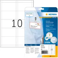 Herma Namnskyltsetiketter | 90 x 54mm | vit | 9011 | 250st