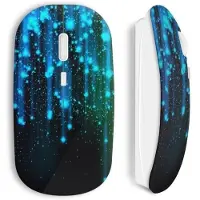 CAPACHEAP Souris sans fil pluie galaxy