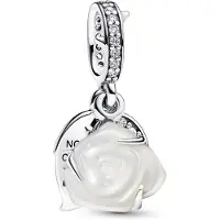 Pandora Moments White Rose in Bloom berlock 793200C01