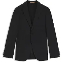 BOSS Slim-fit blazer in virgin wool and silk