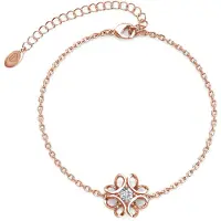 MYC Paris Påsklilja armband - Rose Gold och Crystal