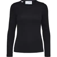 Selected T-shirt 'Dianna' svart