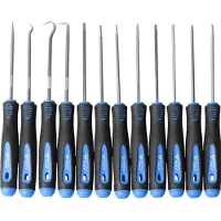 BRILLIANT TOOLS BT542080 Krok- och skruvmejselsats, 12-delars