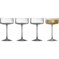 Lyngby Carla champagneglas i kristallglas Zero 260 ml - 4 st 12269