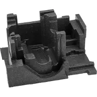 Bosch Professional - Tascheneinsatz für Werkzeuge/Zubehör - Expandiertes Polypropylen (EPP) 1600A0089T Inlägg Polypropylen (L x B x H) 190 x 396 x 315 mm