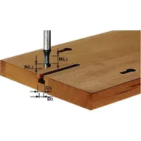Festool T-notfräs 9/5/10,5/6 mm