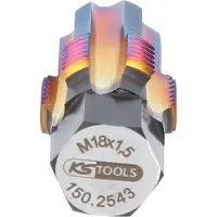 Ks Tools 150.2543 150.2543 Gängtappskärare metrisk M18 x 1.5 Specialverktygsstål 1 st