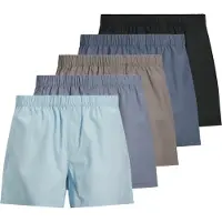 Jack & Jones Boxershorts 'Milano' duvblå / ljusblå / grå / rökgrå / svart