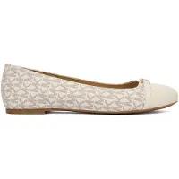 Michael Kors för kvinnor. 40F5MAFP1L Mockasiner Mandy beige (38), 3 till 5 cm, Ingen, Casual