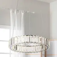 Searchlight Glas pendellampa Filumena, Genomskinlig / transpare, Vardagsrum / matsal, Glas, Modern, Pendellampa