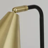 Searchlight Bordslampa Rivan, Svart, Vardagsrum / matsal, Metall, Modern, Bordslampa
