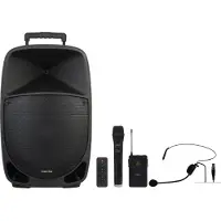 Fonestar Bärbar Högtalare Malibu-315 Med Mikrofon 250w