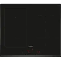 Siemens iQ500 ED651HSB1E - Induktionshäll - 4 kokplattor - Fördjupning - bredd: 56 cm - djup: 49 cm - fasett - svart