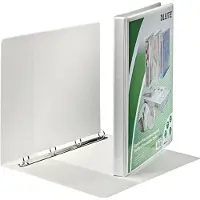 Leitz Standard - Presentationsringpärm - ryggbredd: 30 mm - för A4 Maxi - kapacitet: 100 ark - vit