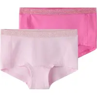 Name it Hipstertrosor - NkfHipster - 2-pack - Strawberry Måne/Pi - - 6 år (116) - Hipstertrosor