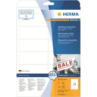 Herma Special - Papper - matt - borttagbar självhäftning - vit - 96 x 42.3 mm 300 etikett (er) (25 ark x 12) etiketter