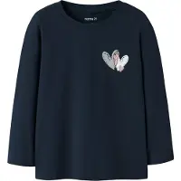 Name it T-shirt 'NMFTEARTAS' marinblå / gammalrosa / silver / vit