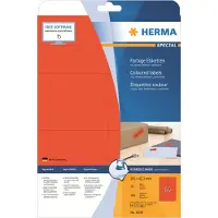 Herma Avtagbara etiketter A4 | 105 x 42,3mm | 5059 | röd | 280st