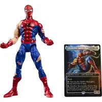 Hasbro Marvel Legends Magic: The Gathering Action Figure Battle-Damaged Spider-Man (plus Exclusive Foil Card)